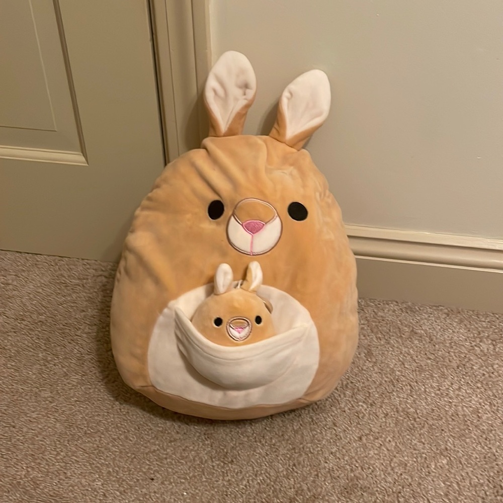 Kangaroo squish mellows( both the big kangaroo and little one)
